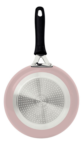 Sartén Tramontina con revestimiento cerámico 24 cm Tunis Pink