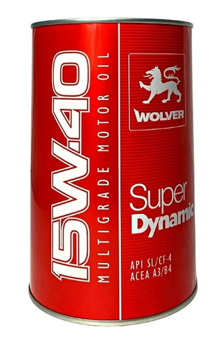 Aceite Motor 15w40 Semi-sintético Wolver Super Dynamic