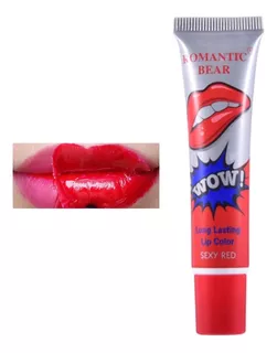 Batom Tatoo Adesivo Lip Tint Gloss Descasca 24h Novidad Sex