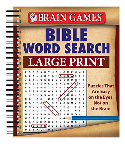 Brain Games - Bible Word Search - (libro En Inglés)