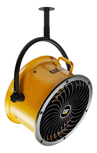 Ventilador de piso CAT HVPD14AC estructura color amarillo 127V