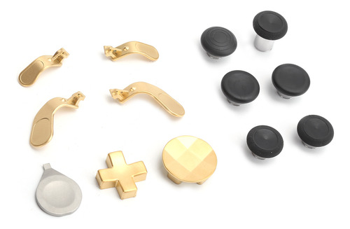 Kit De Accesorios Dorado Para Joysticks Elite 2 Gamepad Swap