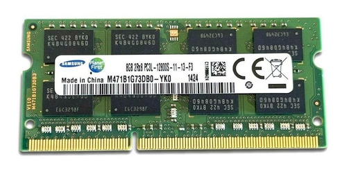 Memoria RAM color verde  8GB 1 Samsung M471B1G73QH0-YK0