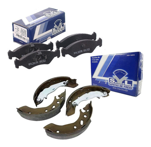 Kit 4 Pastilha Freio + Lona Ford Ka 1.0 2010 2011 2012 2013