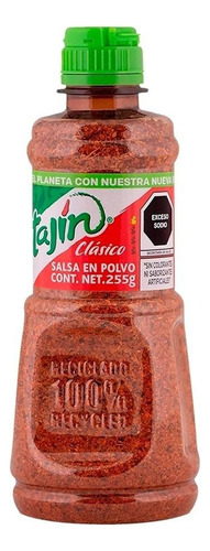 5 Pzas Salsa En Polvo Tajín Clásico 255 G