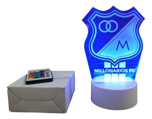 Lampara Led 3d Millonarios