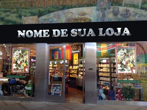 Imagem 7 de 9 de 01 Letra 35cm Letreiro Fachada P/ Comércio Loja Academia