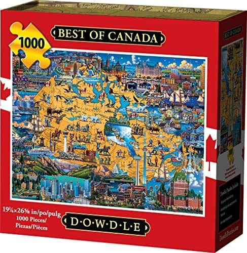Rompecabezas De Dowdle - El Mejor De Canada - 1000 Phytu