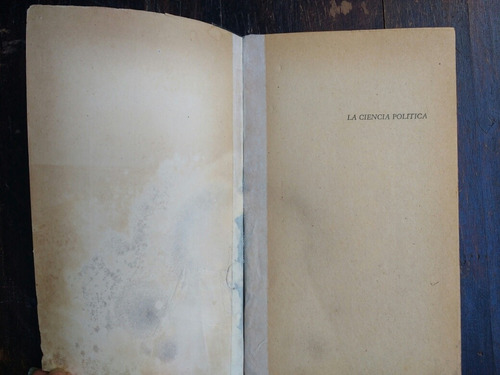 La Ciencia Política Marcel Prelot Eudeba Colección Cuadernos (Usado)