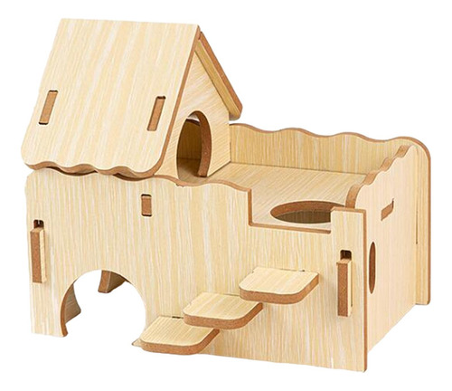 Casa Para Hámster Casa De Madera Para Hámster Escondite L
