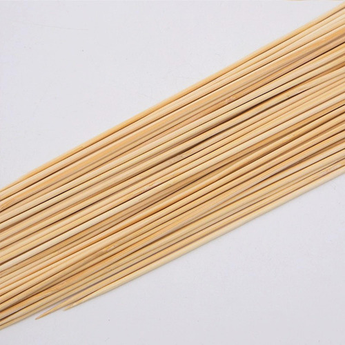100x Palillos De Bambú Para Pinchos, Pinchos 30 Centimetros