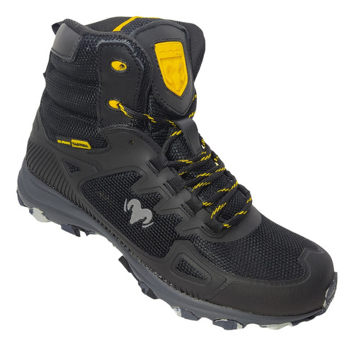 Bota Montaña Lona Hombre Resistente Cómoda Calidad