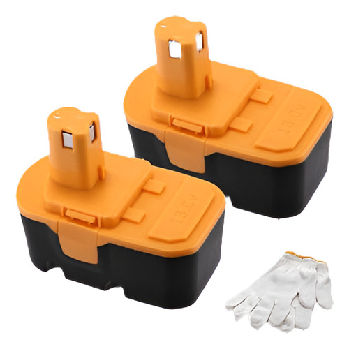 2 Pack Nicad Baterías Recambio Para Ryobi One Plus One + 18 