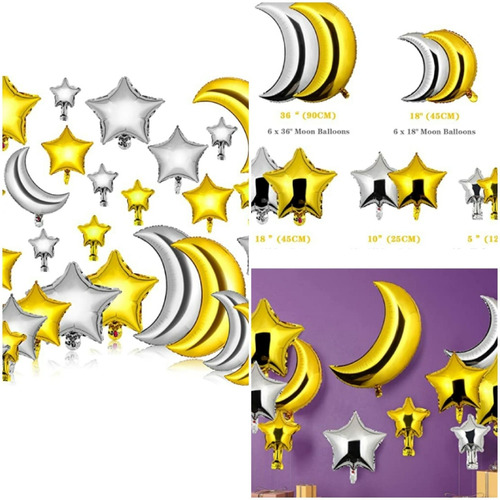 Globos Estrellas Foil