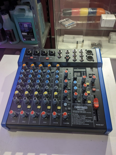 Consola Moon Mx6pro Mixer Fx Efectos Usb Bluetooth Interfaz