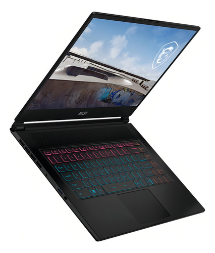 Notebook Gamer Msi Stealth 15m B12ue-062ar Negra 15.6 Pulgadas 144hz Intel Core I7-1280p 16gb De Ram 1tb Ssd Nvidia Geforce Rtx 3060 Windows 11