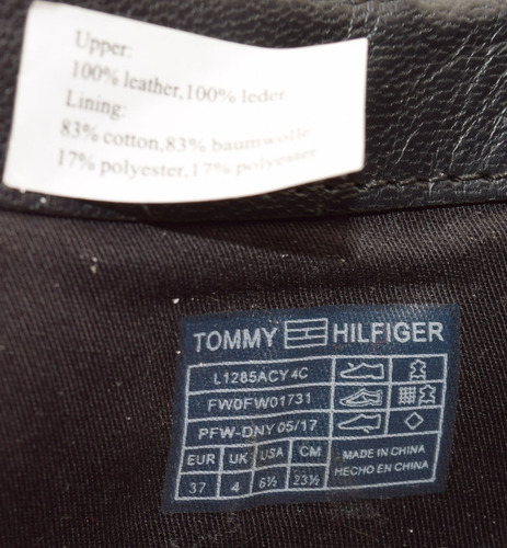 Botinetas Tommy Hilfiger Originales Nuevas Talle 36 Arg