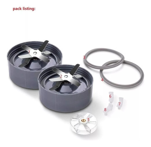 Peças De Reposição Para Nutribullet 600w/900w Blade & Gasket