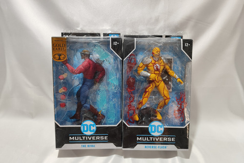 Reverse Flash Mcfarlane Dc Multiverse Set 4 Piezas Usadas (Usado)