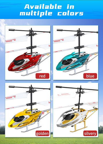 Mini Helicóptero Con Sensor De Control Remoto, Juguete Volad