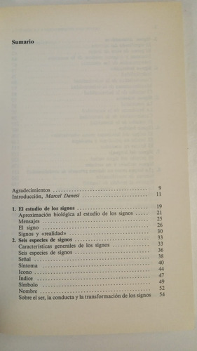 Signos Una Introduccion A La Semiotica - Thomas Sebeok (Usado)