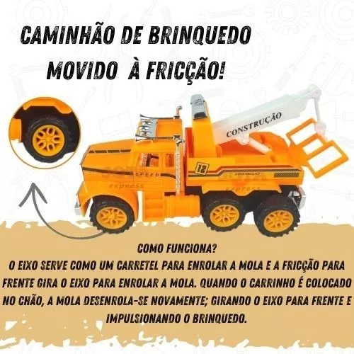 Caminhão de brinquedo Truck Polícia Preto Bs Toys - Pedagógica - Papelaria,  Livraria, Artesanato, Festa e Fantasia