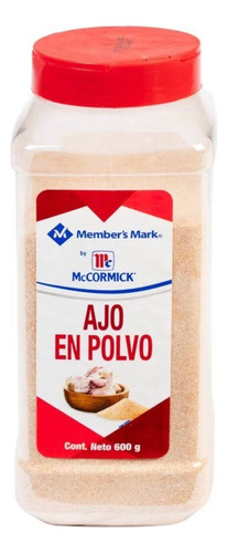 Ajo En Polvo Member's Mark By Mccormick De 600 Grs