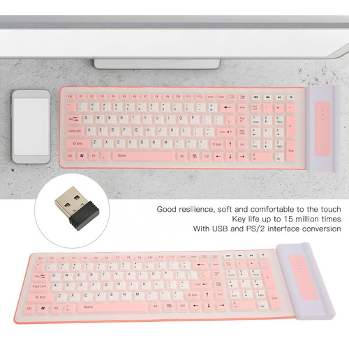 Teclado De Silicona, Teclado De Silicona Plegable...