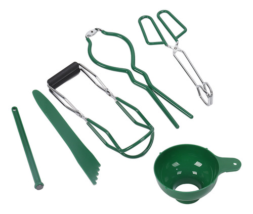 Kit De Conservas, 6 Peças, Funnel Tong Bubble Popper Jar Wre