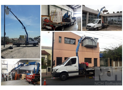Imagen 7 de 10 de Alquiler Hidrogrua Grua Camion Fletes Transporte De Maquinas