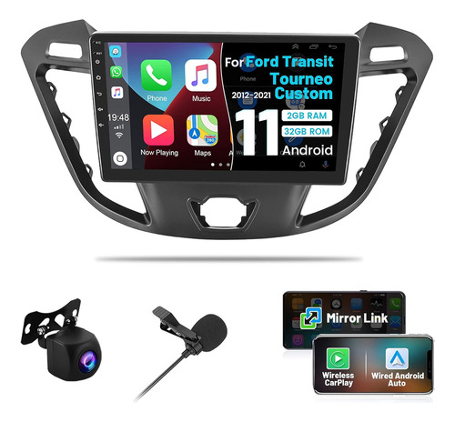 Estereo Ford Transit Tourneo Custom 2012-2021 Android 2g+32g