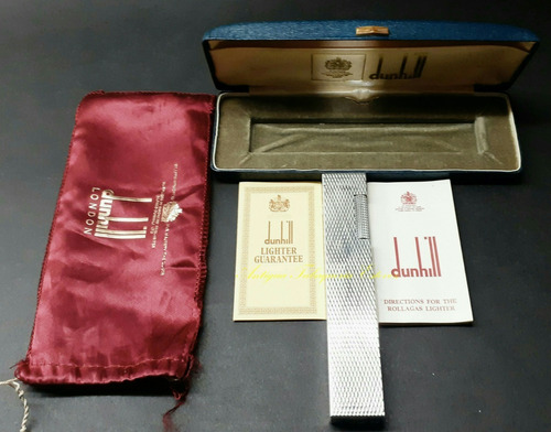 Encendedor Dunhill Tallboy Rollagas - Hecho En Suiza En 1972 (Usado)