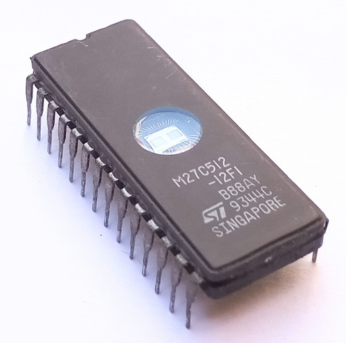 27c512 Memoria Eprom Encapsulado Dip 2x14 (Usado)
