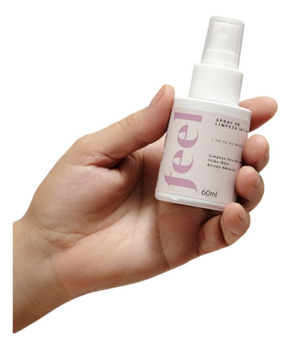 Spray De Limpeza Íntima Feel 60ml Com Melaleuca Prebióticos