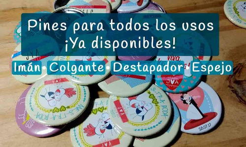 60 Pines Imanes Souvenirs Diseños Personalizados 32mm