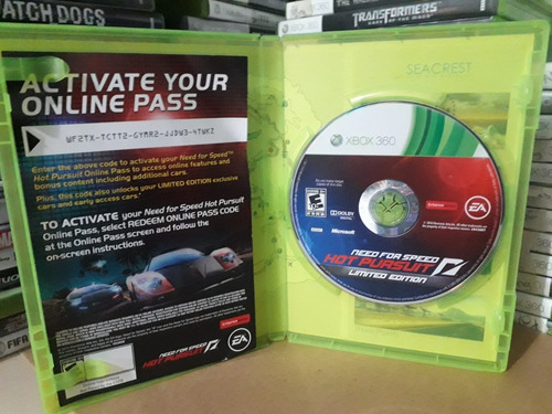Jogo De Corrida Need For Speed Hot Pursuit Xbox 360 Original