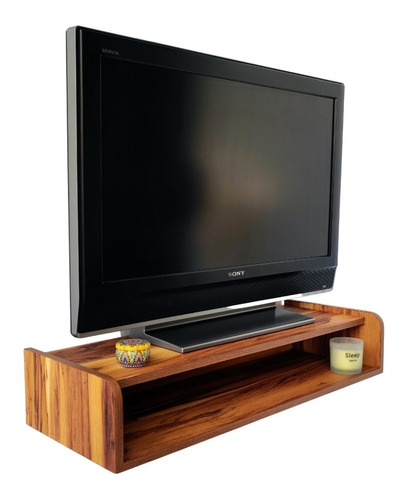 Mueble Tv O Escritorio Huatulco Repisa Flotante 80x30x15a 