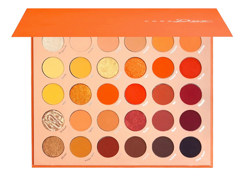 Paleta De Sombras Pro24  Soleil Blaze  De Kara Beauty