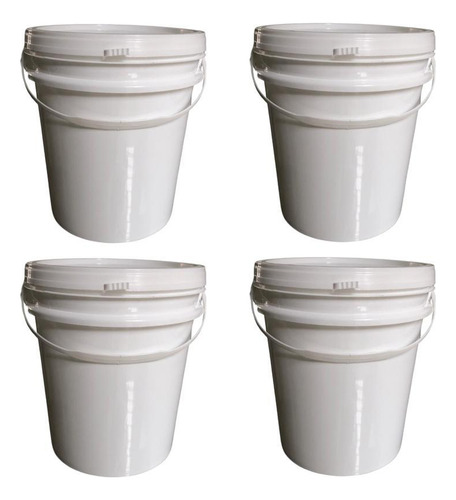 Balde 5l Para Ordenha De Leite 4 Pçs