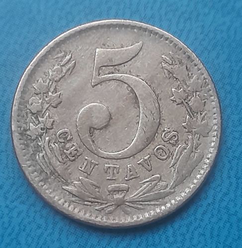 Colombia Moneda De 5 Centavos 1886