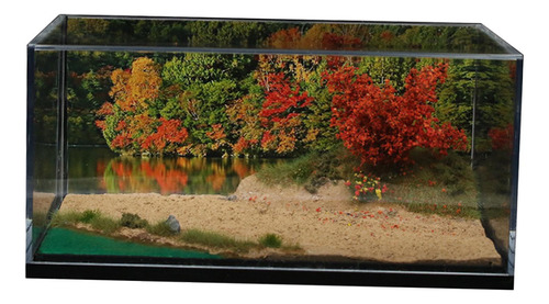 Cenário De Fundo De Riverside Lakeside Em Escala 1:64 Com