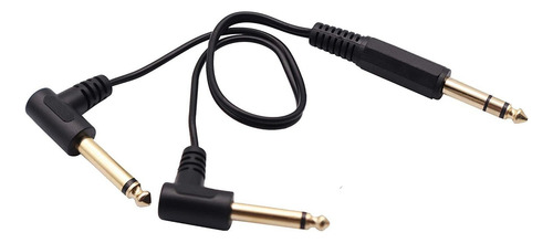 Cable Zdycgtime 6.35 Mm Macho Doble Trs, 30 Cm