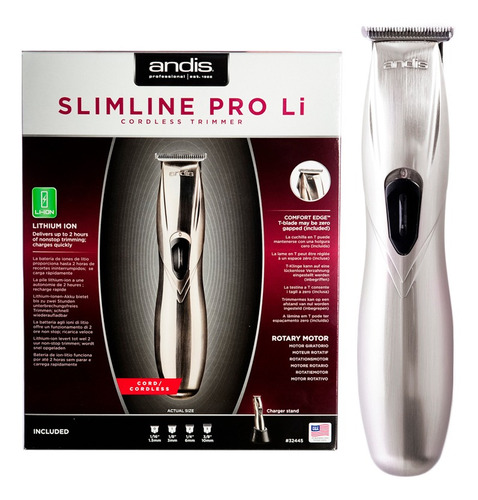 Andis Slimline Pro Li Patillera Inalambrico Litio +cuotas