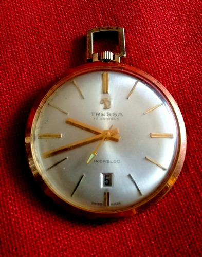 Antiguo Reloj De Bolsillo Tressa Funcionando 