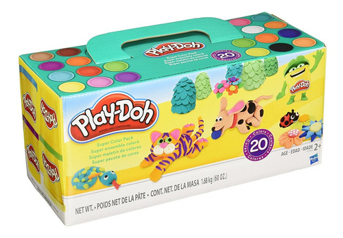 Super Maletin Play Doh Hasbro Con 20 Colores Surtidos