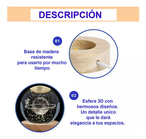 Esferas De Cristal 3d Usb Led Luz Nocturna Stitch 6 Cm Kitty