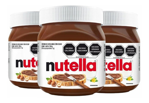 Nutella 350 Grs  - Pack X3 -