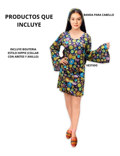 Estilo hippie años 70 store