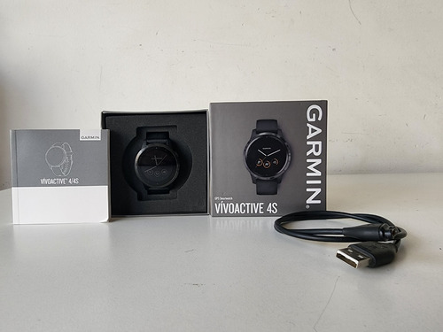 Imagen 1 de 8 de Smartwatch Garmin Vivoactive 4s En Caja + Cable De Carga