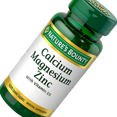 Natures Bounty Suplemento Dietario Calcio Magnesio Zinc 100c